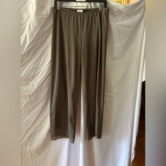 Petit Pois Pants - Petit Pois by Viviana G polka dot Wide-Leg Trousers with Relaxed Fit